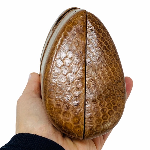 PYTHON Snake Brown Clutch**NEW - Picture 7 of 9